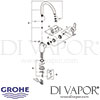 Grohe Eurostyle Cosmopolitan Single-Lever Sink Mixer Tap Spares